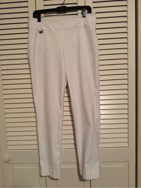 White Straight-Leg Pants for Women